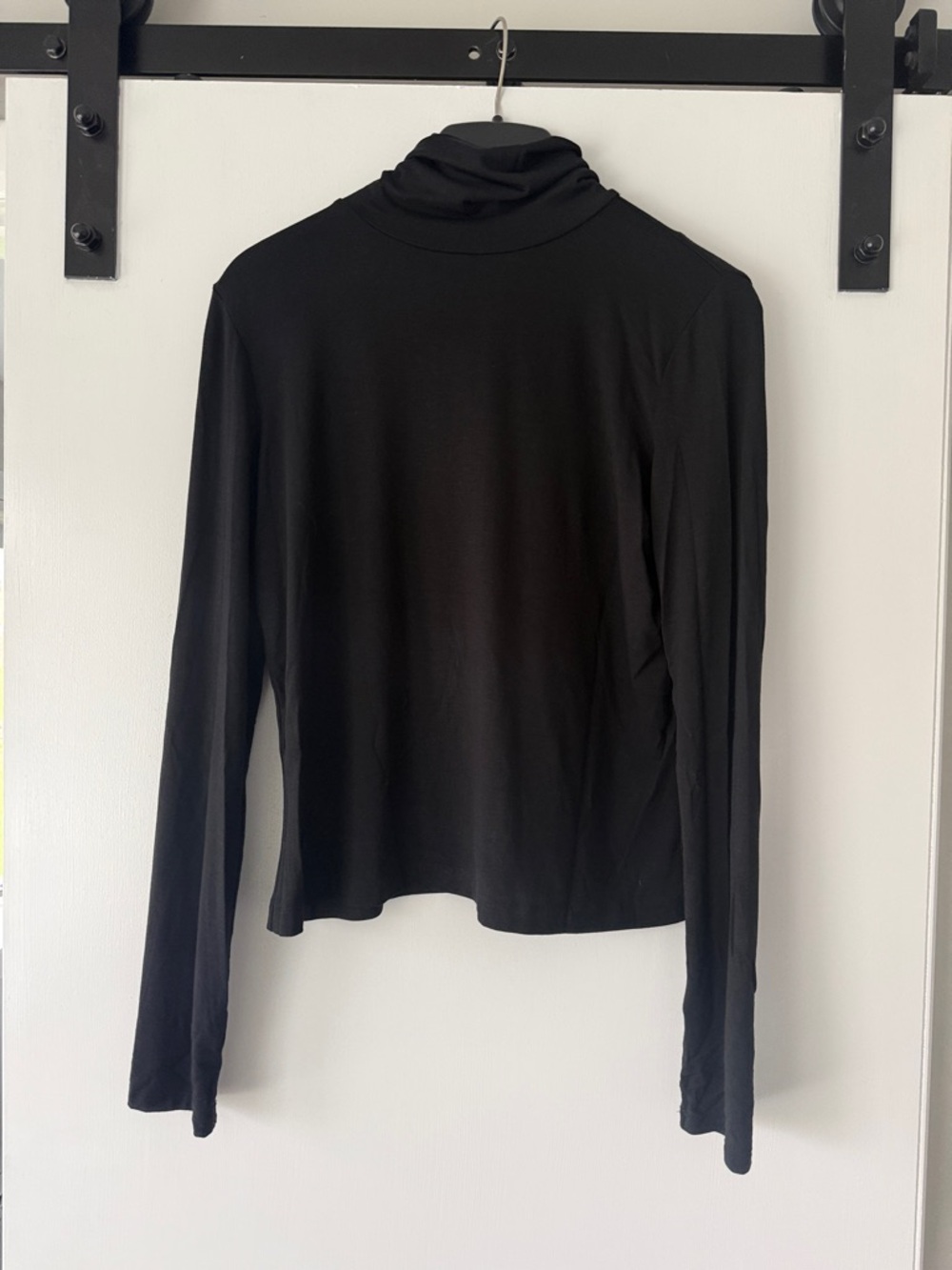 Theory Black Turtleneck Long-Sleeve Top - Women